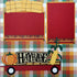 Hayride & Tractor (2) - 12 x 12 Pages, Fully-Assembled & Hand-Crafted 3D Scrapbook Premade by SSC Designs