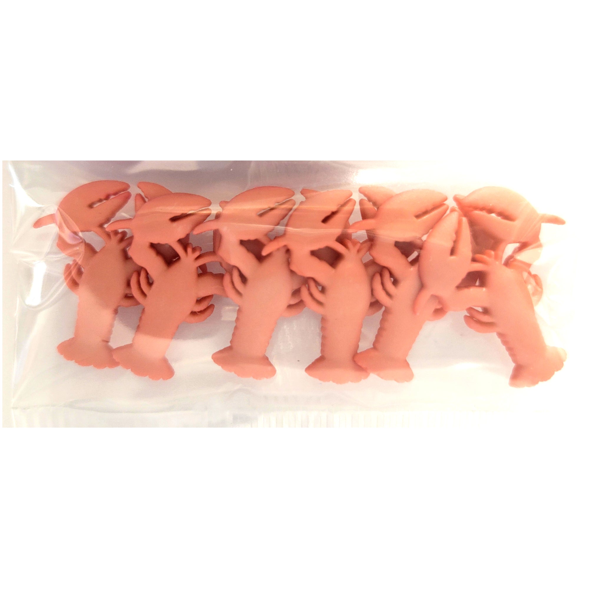 Dress It Up Collection Beach Lobsters Scrapbook Buttons by Jesse James Buttons - 6 pieces