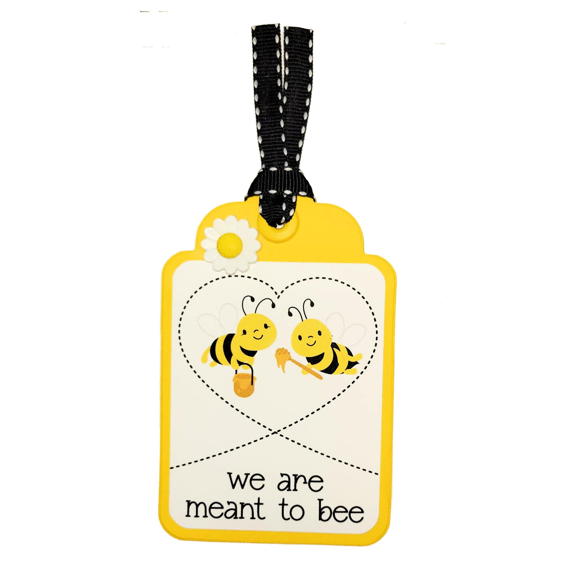 Honey Bee Collection We Are Meant To Bee  3 x 4 Scrapbook Tag Embellishment by SSC Designs