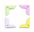 Pastel Photo Corners by Eyelet Outlet - Pkg. of 30