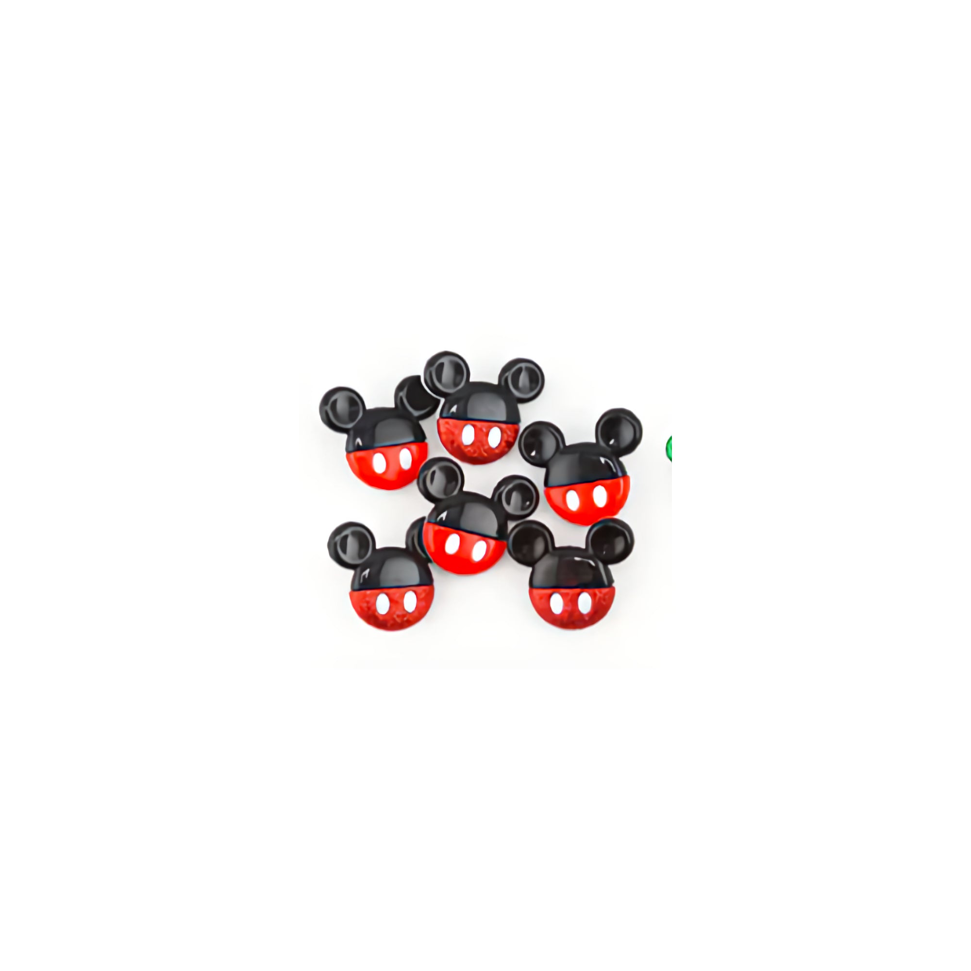 Disney Dress It Up Collection Mickey Mouse Ears Scrapbook Buttons by Jesse James Buttons