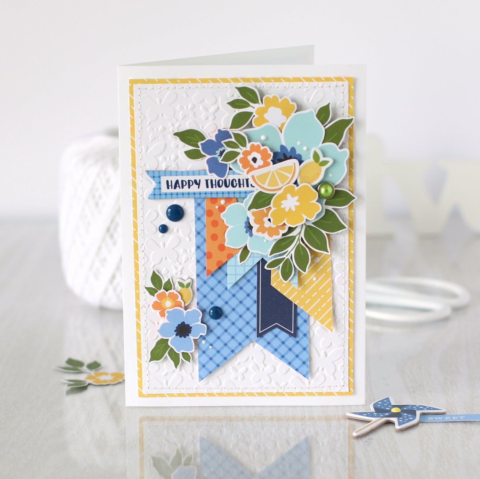 My Favorite Summer 12 x 12 Scrapbook Paper & Sticker Kit by Echo Park Paper - 13 Pieces