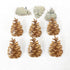 Evergreen Tree Pinecone Brads by SSC Designs - 12 Brads