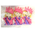 Dress It Up Collection Pink & Purple Princess Scrapbook Buttons by Jesse James Buttons - 3 pieces