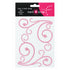 Say It With Bling Collection Pink Rhinestone Swirls Self-Adhesive Scrapbook Bling by Want 2 Scrap
