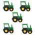 Farm Collection Tractor Time Scrapbook Buttons by Shelly's Buttons - 5 Pieces