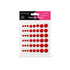 Say It With Bling Collection Translucent Red Dew Drops Self-Adhesive Scrapbook Bling by Want 2 Scrap - 48 Count