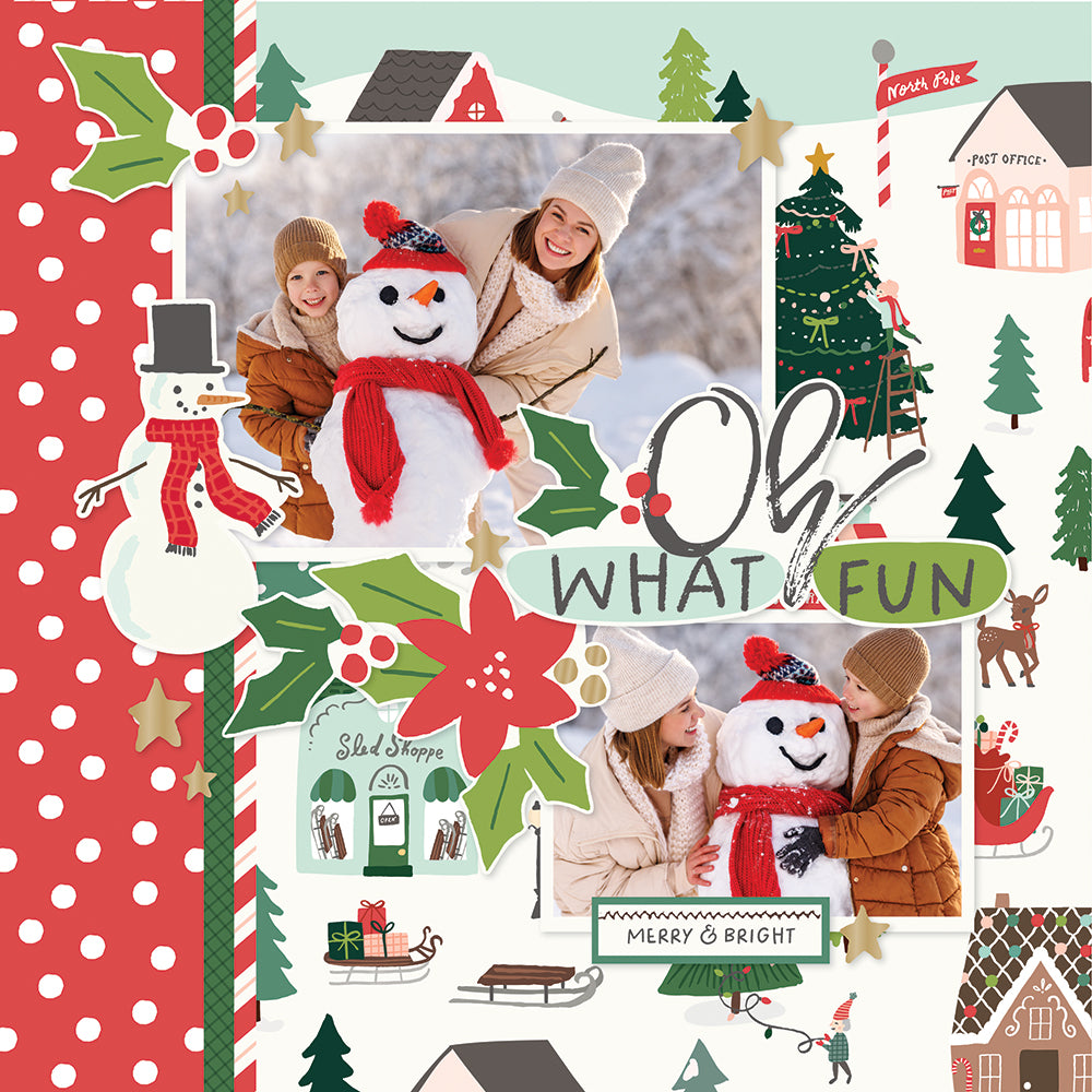 Santa's Village Collection Washi Tape by Simple Stories - 75 Feet