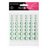 Say It With Bling Collection Translucent Light Green Dew Drops Self-Adhesive Scrapbook Bling by Want 2 Scrap - 48 Count