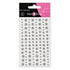 Say It With Bling Collection Silver Shiny Chrome Drops Self-Adhesive Scrapbook Bling by Want 2 Scrap - 120 Count