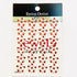 Our Brads Need Friends Collection Red & White Snowflake Self-Adhesive Scrapbook Bling by Eyelet Outlet