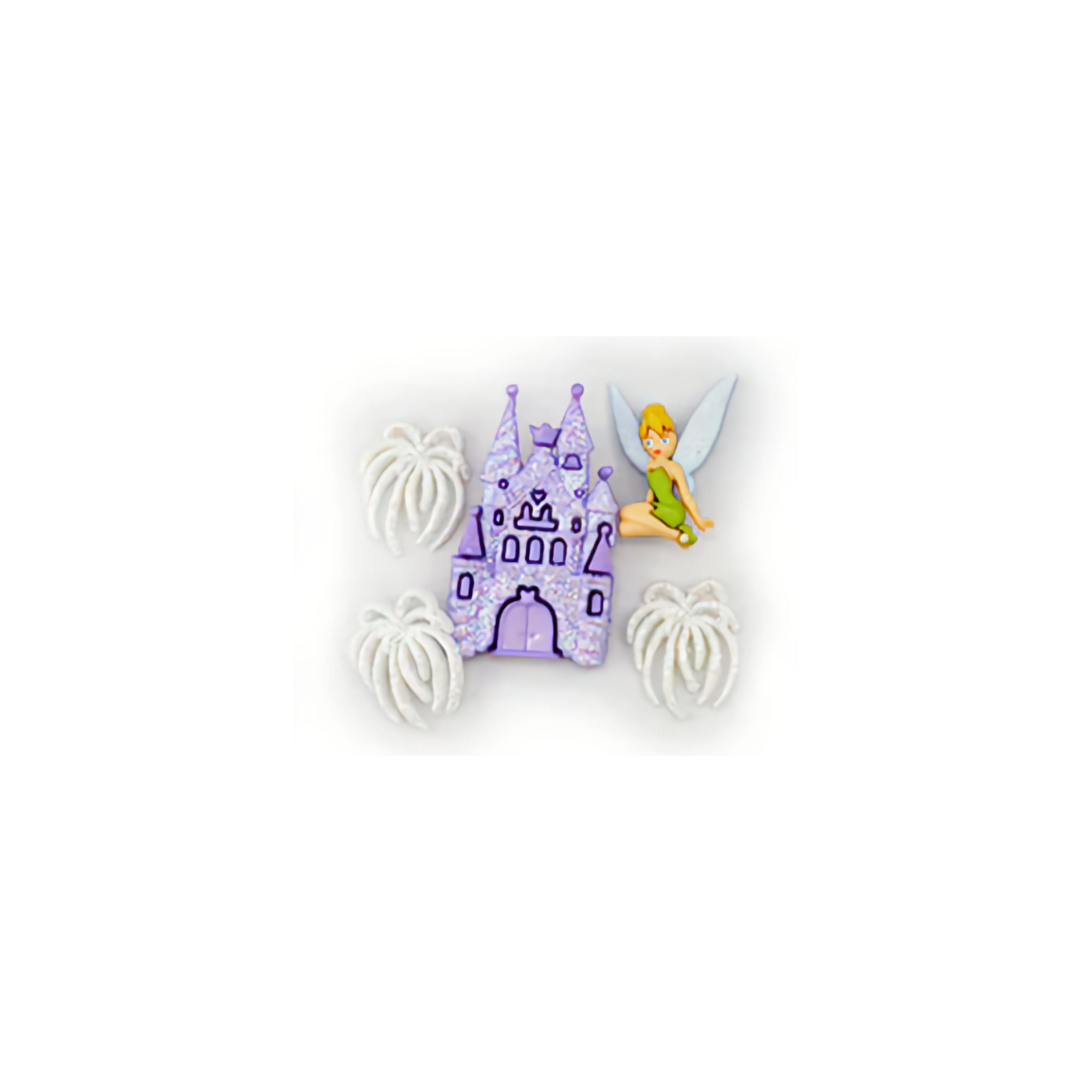 Disney Dress It Up Collection Tinker Bell & Castle Scrapbook Buttons by Jesse James Buttons