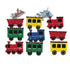 Train Scrapbook Brads by Eyelet Outlet - Pkg. of 12