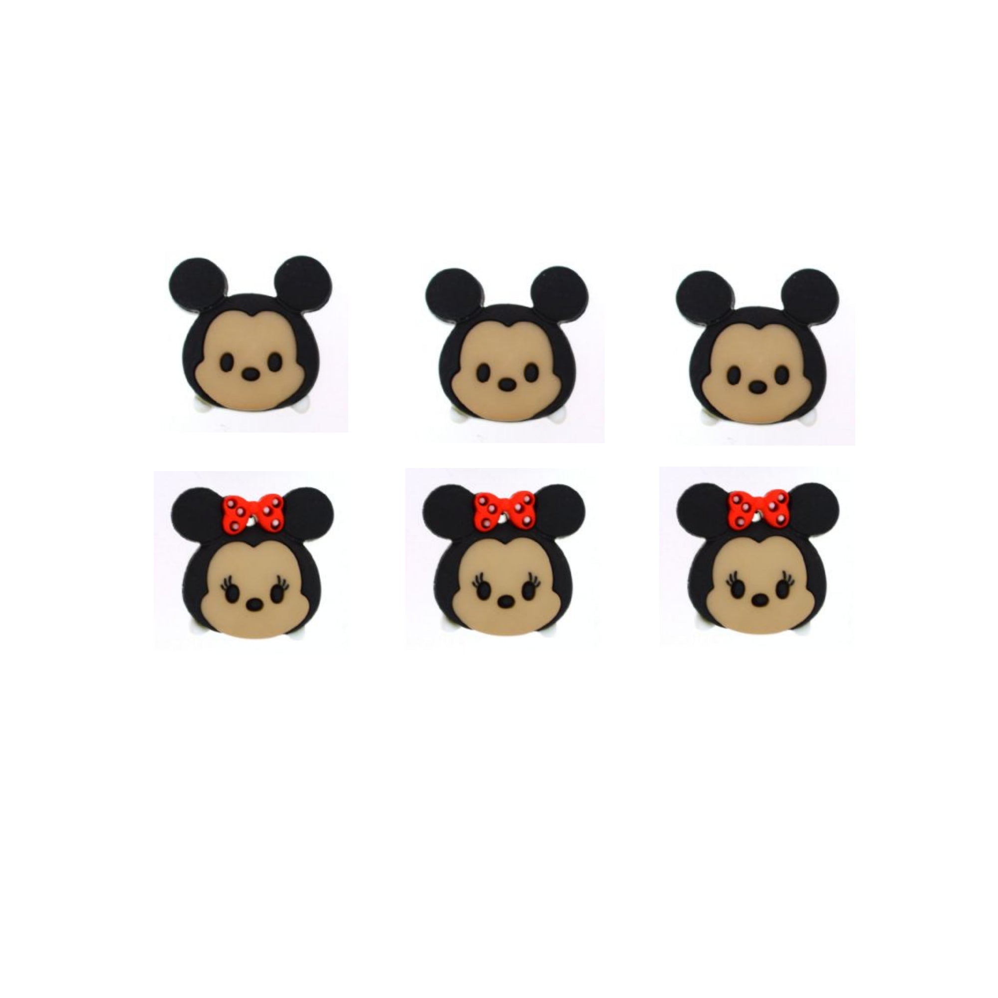 Disney Dress It Up Collection Mickey & Minnie Tsum Tsum Scrapbook Buttons by Jesse James Buttons