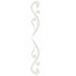 Say It With Bling Collection Eternal 2 x 11 Self-Adhesive White Pearl Flourish Swirl Scrapbook Bling by Want 2 Scrap