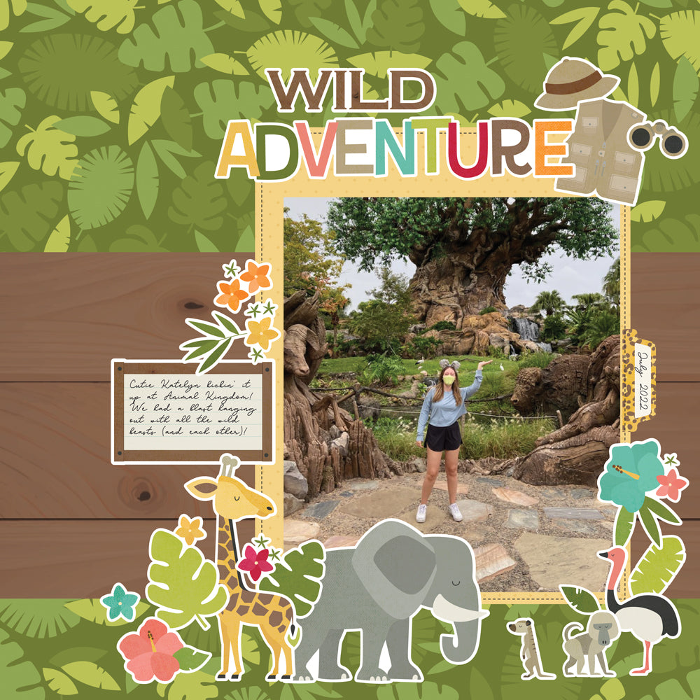 Say Cheese Wild Collection Simple Pages Page Pieces by Simple Stories