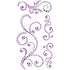 Our Brads Need Friends Collection 4 x 7 Purple Rhinestone Scrapbook Bling by Eyelet Outlet - Scrapbook Supply Companies