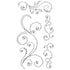 Our Brads Need Friends Collection 4 x 7 Silver Pearl Swirl Scrapbook Bling by Eyelet Outlet - Scrapbook Supply Companies