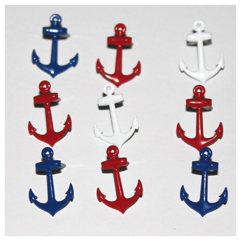 Cruise Collection Anchor Brads by Eyelet Outlet - Pkg. of 12