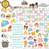 Disney Collection Tsum Tsum Scrapbook Page Kit by Trends International - 17 Pieces