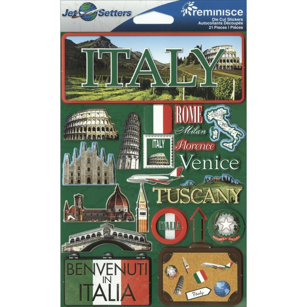 Jetsetters Collection Italy 5 x 7 Scrapbook Embellishment by Reminisce - Scrapbook Supply Companies