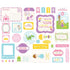 Perfect Princess Collection 5 x 5 Ephemera Die Cut Scrapbook Embellishments by Echo Park Paper - Scrapbook Supply Companies