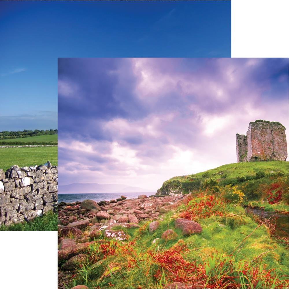 Ireland Collection Dingle Peninsula 12 x 12 Double-Sided Scrapbook Paper by Reminisce - Scrapbook Supply Companies