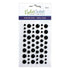 Our Brads Need Friends Collection 3 x 5 Black Scrapbook Enamel Sticky Back Dots by Eyelet Outlet - 60 Count - Scrapbook Supply Companies