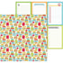 I Heart Travel Collection Vacation Time 12 x 12 Double-Sided Scrapbook Paper by Doodlebug Design