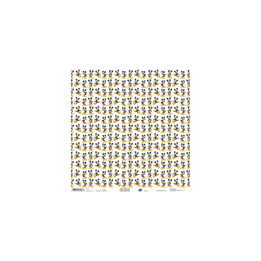 Disney Mickey Mouse Collection Mickey Poses 12 x 12 Scrapbook Paper by Sandylion
