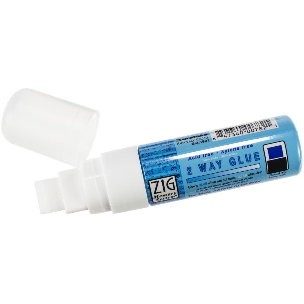 ZIG Memory Systems 2-Way Broad Tip Glue Pen by Kuratake - Scrapbook Supply Companies