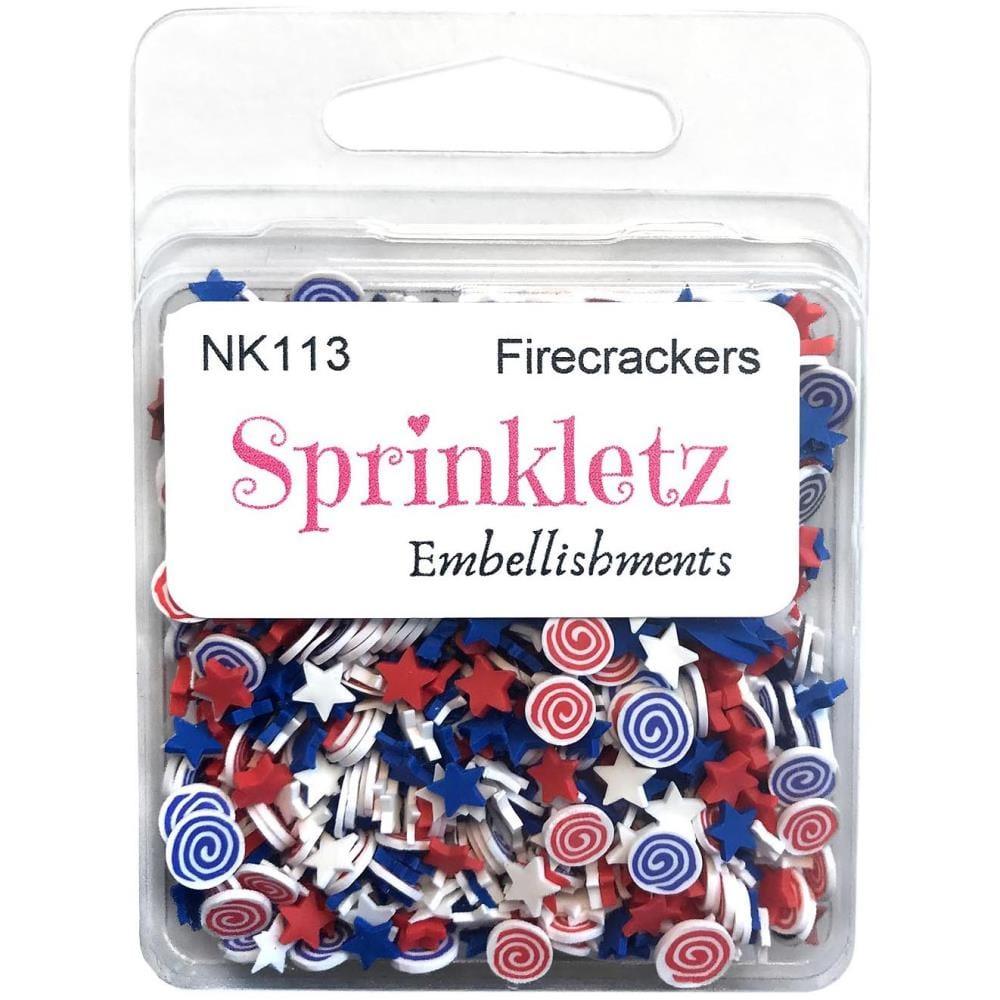 Sprinkletz Collection Firecrackers Shaker Embellishments by Buttons Galore - Scrapbook Supply Companies