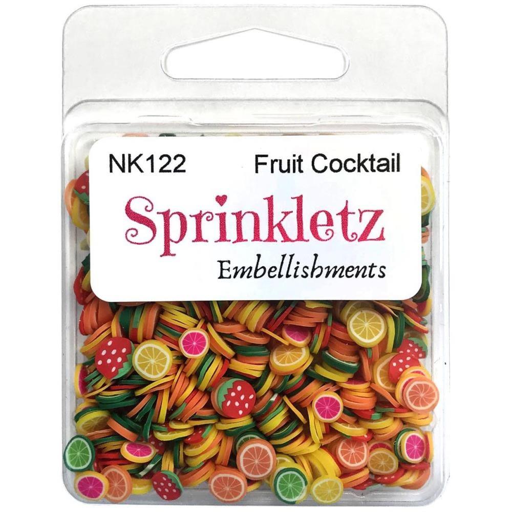 Sprinkletz Collection Fruit Cocktail Shaker Embellishments by Buttons Galore - Scrapbook Supply Companies