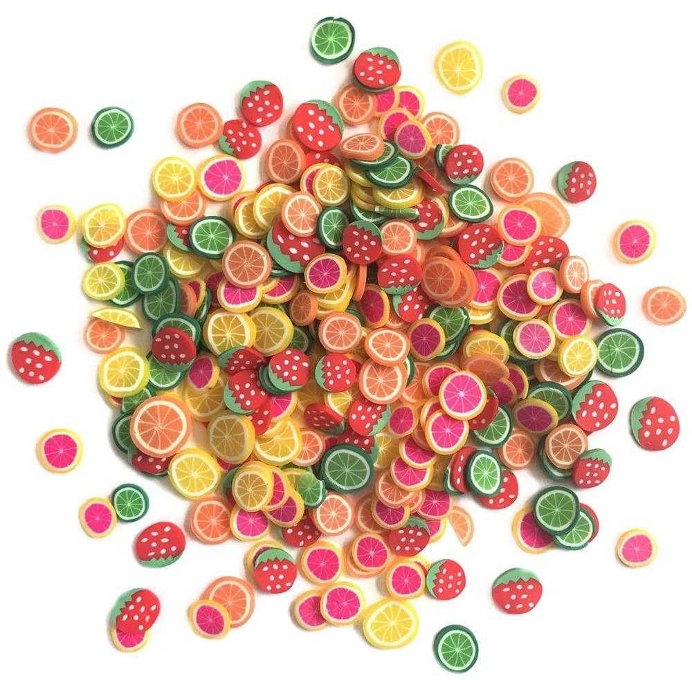 Sprinkletz Collection Fruit Cocktail Shaker Embellishments by Buttons Galore - Scrapbook Supply Companies