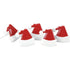 Santa Hat Christmas Brads by Eyelet Outlet - Pkg. of 12