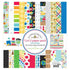 School Days Collection Pack by Doodlebug Design - 12 Papers, 1 Sticker - Scrapbook Supply Companies