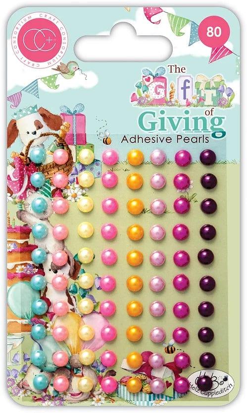 The Gift of Giving Collection Adhesive Scrapbook Pearls by Craft Consortium - Scrapbook Supply Companies