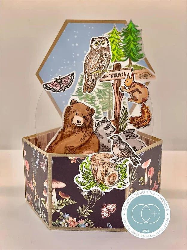 In the Forest Collection 12 x 12 Double-Sided Premium Paper Pad with Elegant Effects - 40 Sheets by Craft Consortium - Scrapbook Supply Companies