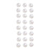 Ivory Pearl 10mm Scrapbook Bling Embellishment by Darice-24 piece - Scrapbook Supply Companies