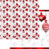 Peppermint Christmas Collection Vintage Ornaments 12 x 12 Double-Sided Scrapbook Paper by SSC Designs - Scrapbook Supply Companies