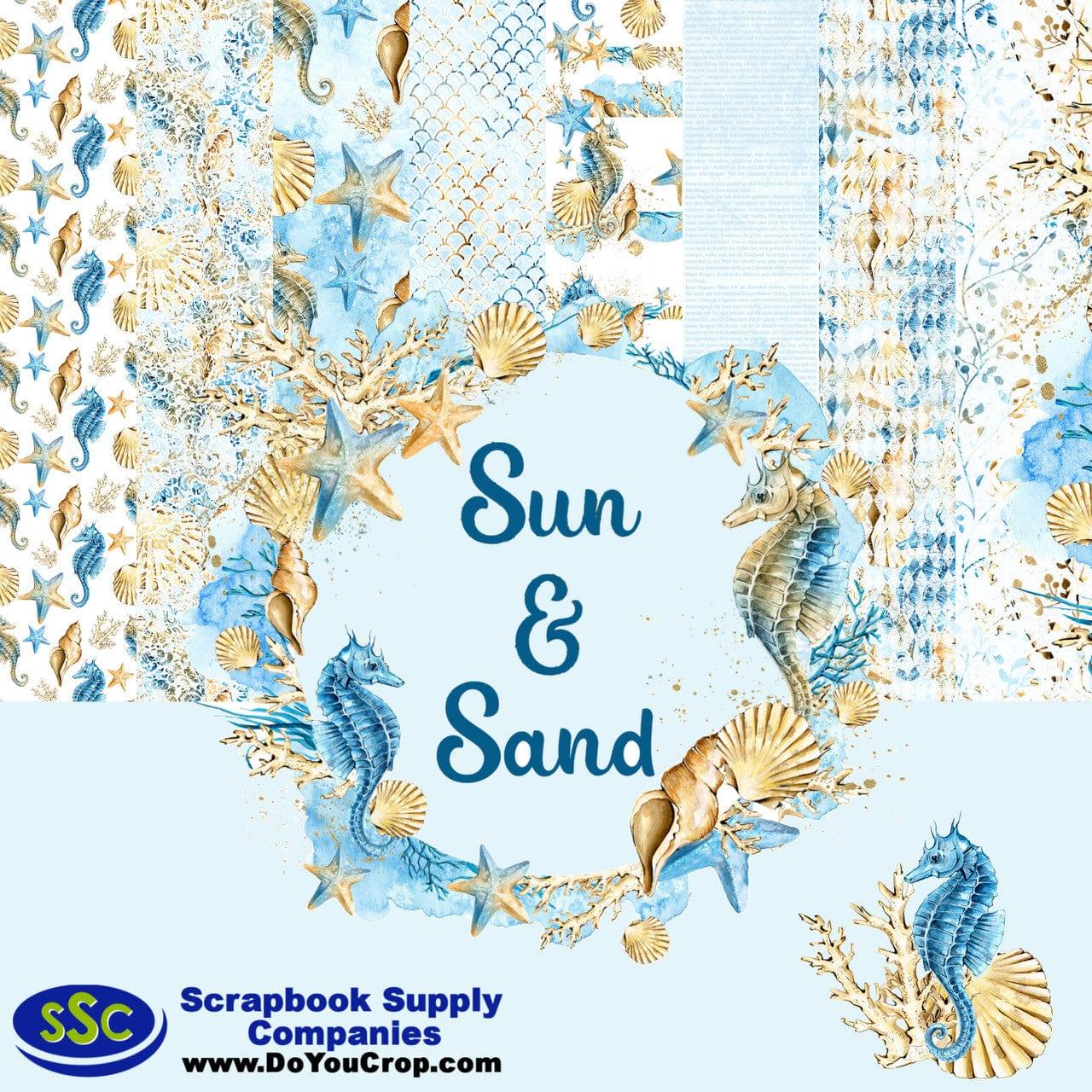 Sun & Sand 12 x 12 Scrapbook Paper & Embellishment Kit by SSC Designs