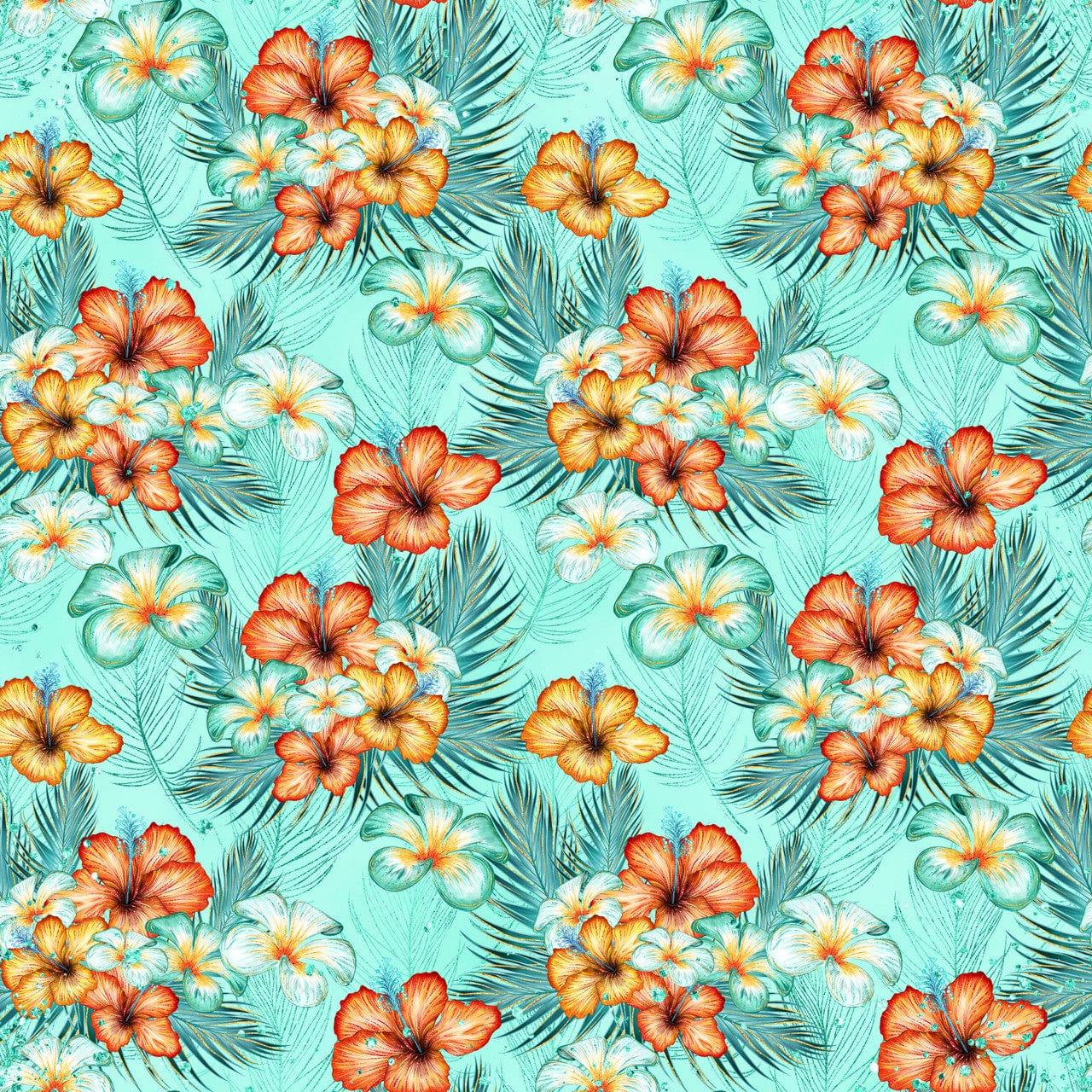 Phantasia Design's Tropics Collection Coconuts 12 x 12 Double-Sided Scrapbook Paper by SSC Designs - Scrapbook Supply Companies