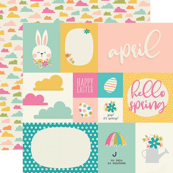 Best Year Ever Collection April 12 x 12 Double-Sided Scrapbook Paper by Simple Stories
