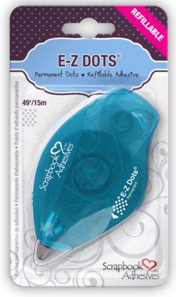 E-Z Collection E - Z Dots Permanent Refillable Adhesive Dispenser - 49' - Scrapbook Supply Companies