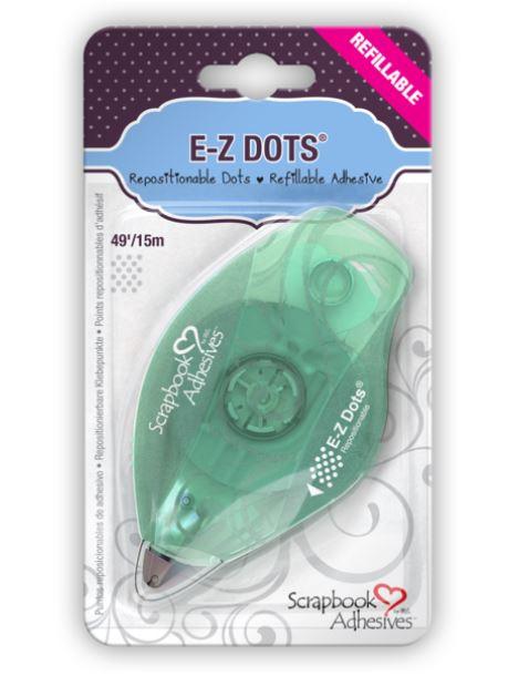 E-Z Collection E - Z Dots Repositionable Dots Refillable Adhesive Dispenser - 49' - Scrapbook Supply Companies