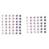 Purple Rain Multicolor 5mm Self-Stick Gems by Darice - Pkg. of 78 - Scrapbook Supply Companies