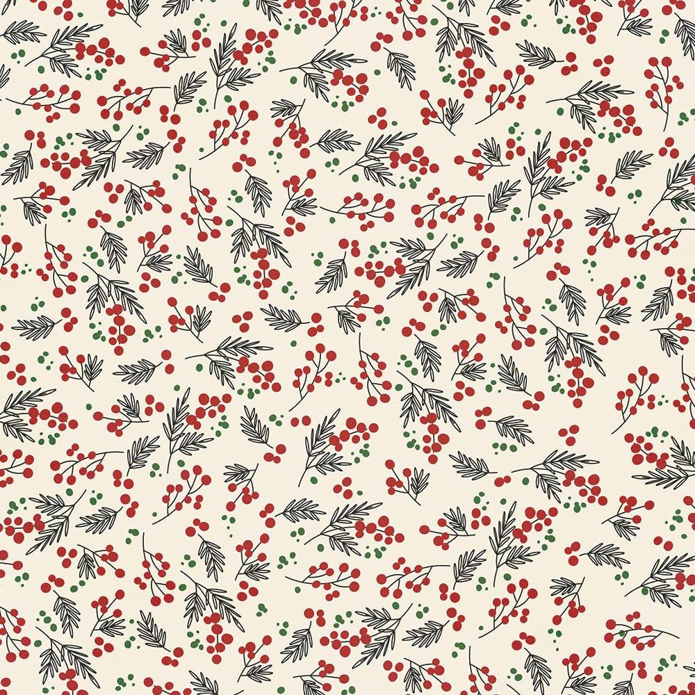 Jingle All The Way Collection Happy Ho Ho Ho 12 x 12 Double-Sided Scrapbook Paper by Simple Stories - Scrapbook Supply Companies