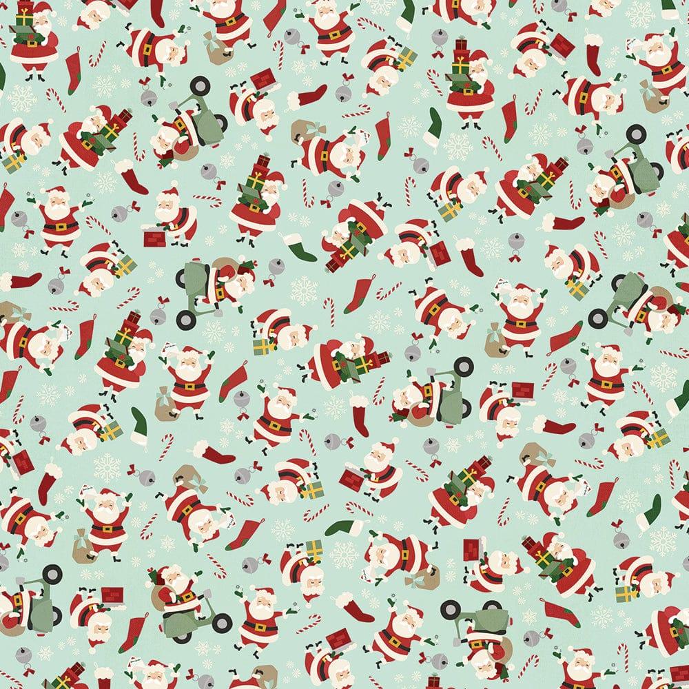 Jingle All The Way Collection Santa Squad 12 x 12 Double-Sided Scrapbook Paper by Simple Stories - Scrapbook Supply Companies