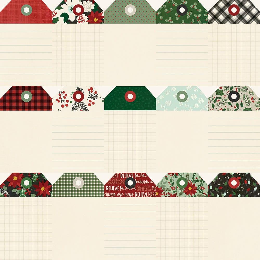 Jingle All The Way Collection Tags 12 x 12 Double-Sided Scrapbook Paper by Simple Stories - Scrapbook Supply Companies