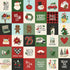 Jingle All The Way Collection 2x2 Elements 12 x 12 Double-Sided Scrapbook Paper by Simple Stories - Scrapbook Supply Companies